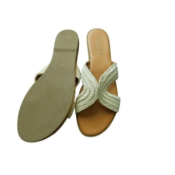 Splendid Size 11 Flat Rope Covered Sandals Flats - Picture 3 of 3